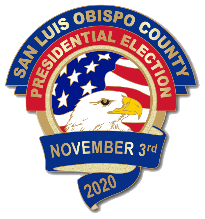 November 3, 2020 Election Pin with Eagle and American Flag