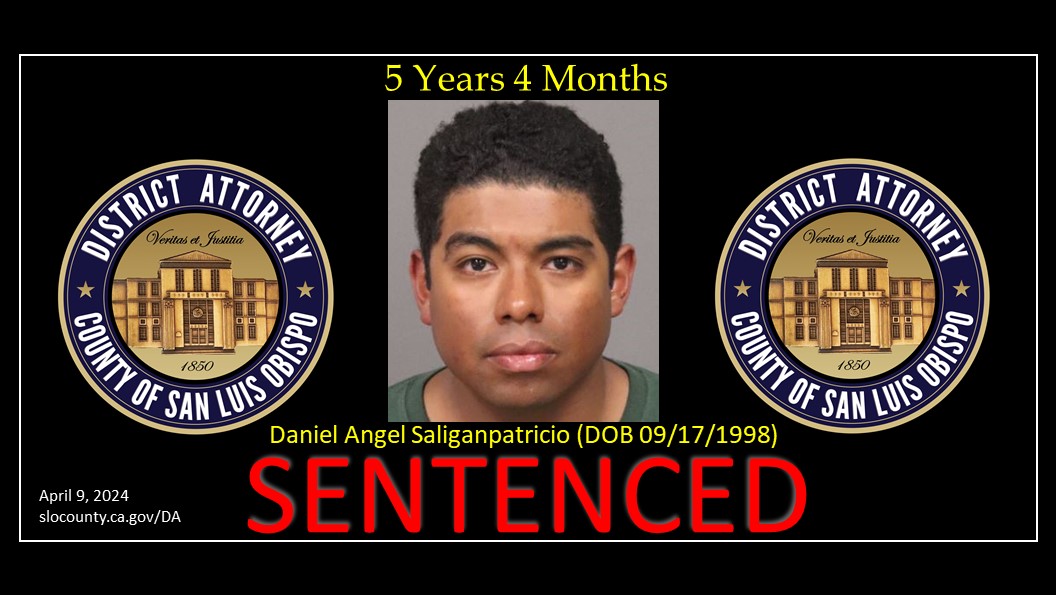 Booking Photo (02/27/2023 Daniel Angel Saliganpatricio (DOB 09/17/1998) Sentenced Click to view article, Daniel Angel Saliganpatricio (25) Sentenced to 5 years and 4 months in Prison for Two Counts of Gross Vehicular Manslaughter