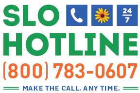 SLO Suicide Prevention Hotline (800) 783 0607, Opens a new tab