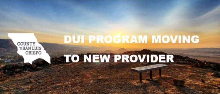 DUI Program Moving to New Provider 