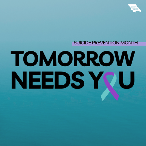 Tomorrow Needs You-September is Suicide Prevention Month