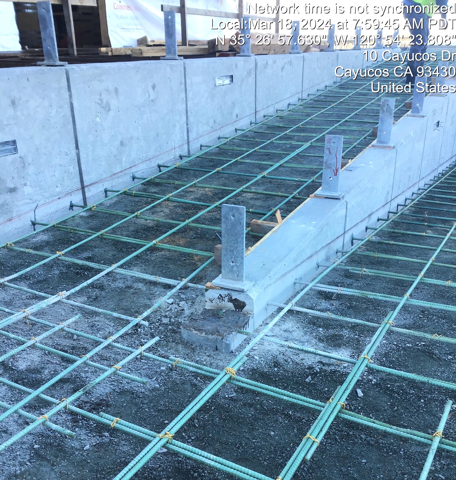 Forming of concrete ramps