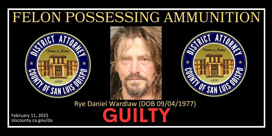 Booking Photo (11/17/2024) Rye Daniel Wardlaw (DOB 09/04/1977) Guilty