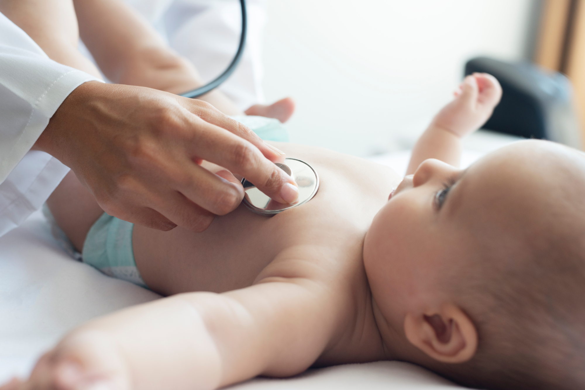 Baby Stethoscope: Health Officials Urge Precautions as Pediatric RSV Hospitalizations Increase