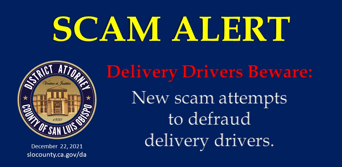 Delivery Drivers Beware: New scam attempts to defraud delivery drivers