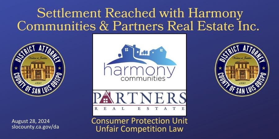 Settlement Reached with Harmony Communities & Partners Real Estate Inc.