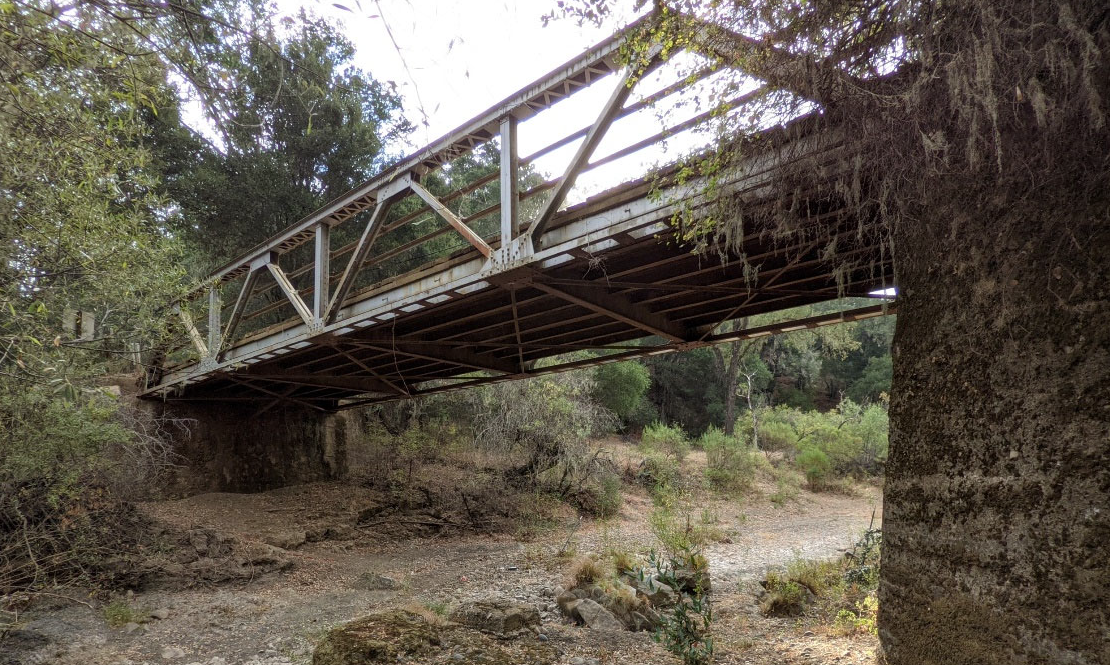 bridge on Dover Canyon Road over Jack Creek
