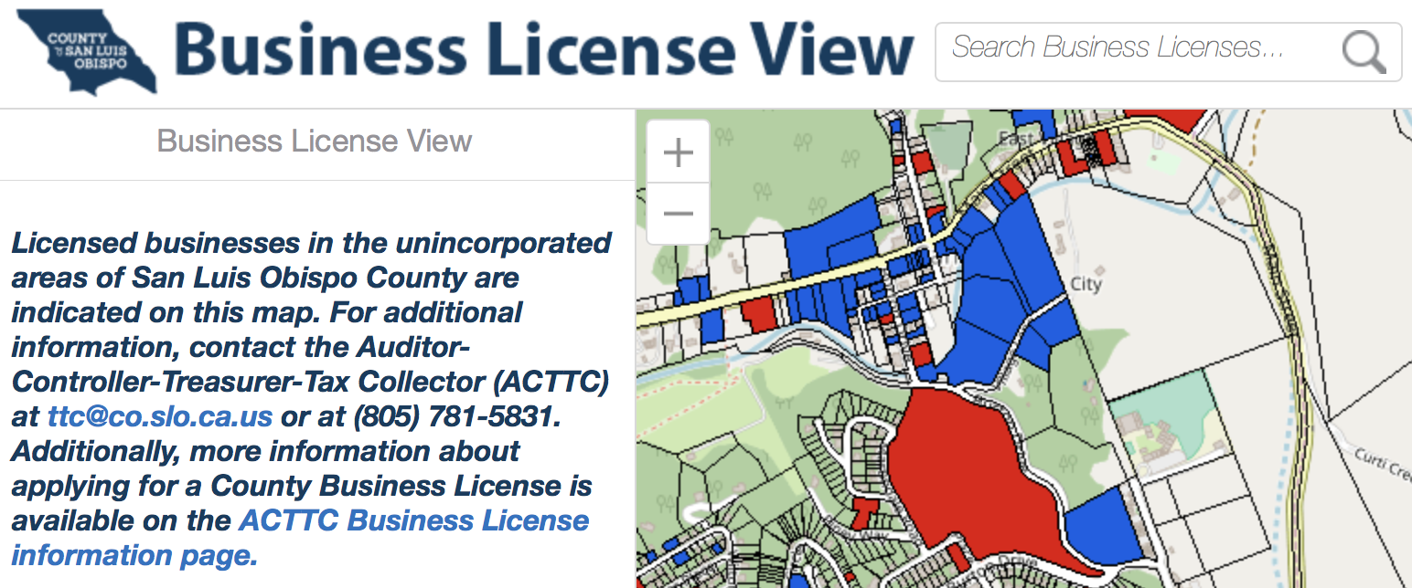 Business License View