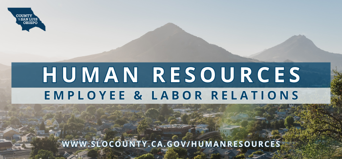 Human Resources- Employee and Labor Relations Header over Madonna Mountain