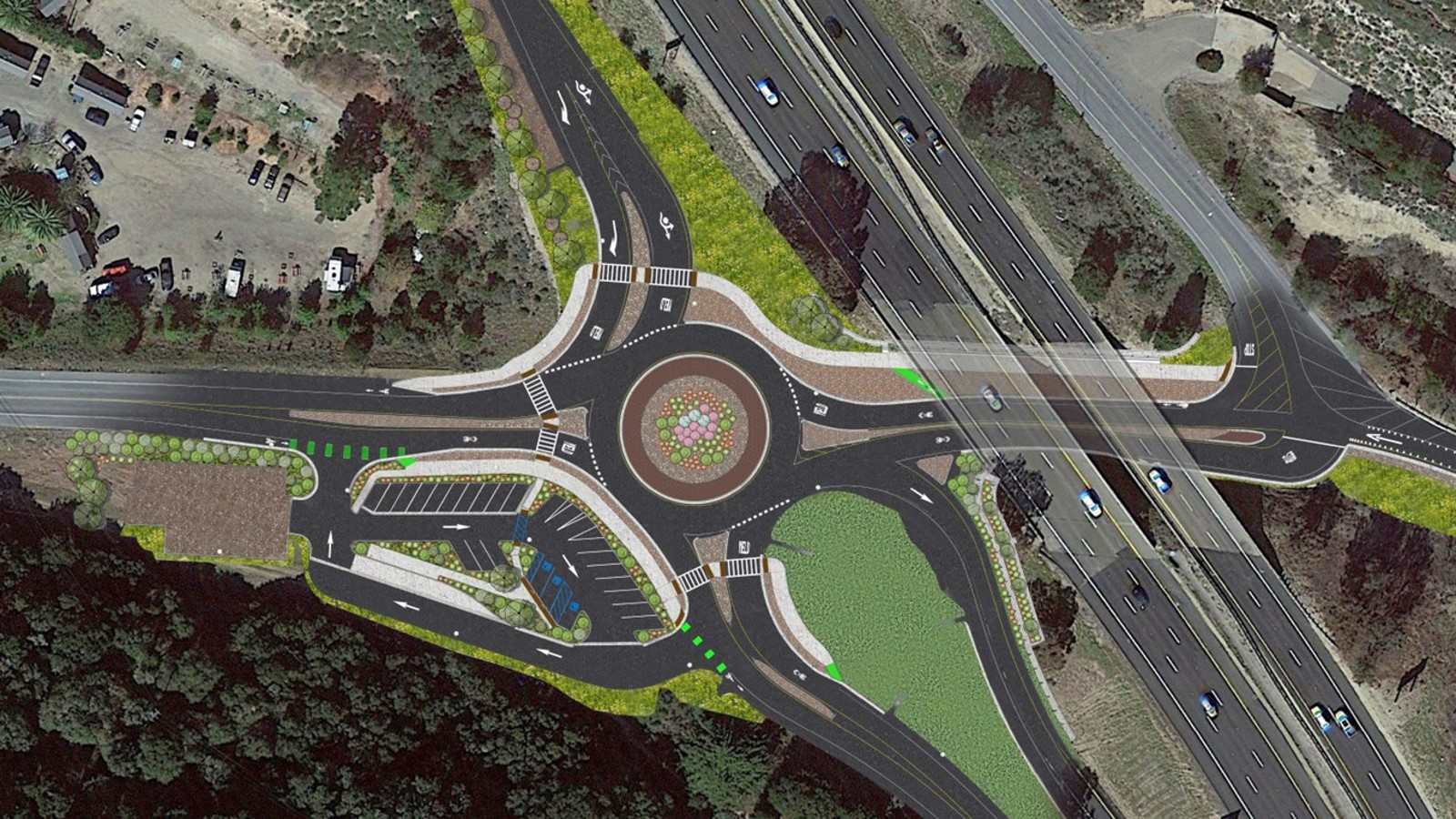 rendering of avila roundabout